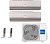 Мульти сплит-система на 2 комнаты Haier Lightera Super Match 2U40S2SM1FA/AS09NS6ERA-G/AS12NS6ERA-G с установкой